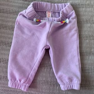 Joe fresh baby sweatpants with elastic waist (non functional drawstring)